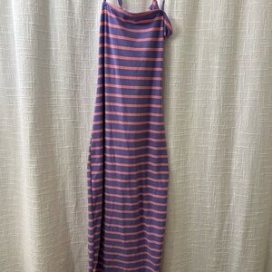 Fashion Nova Striped Maxi Dress with Spaghetti Straps